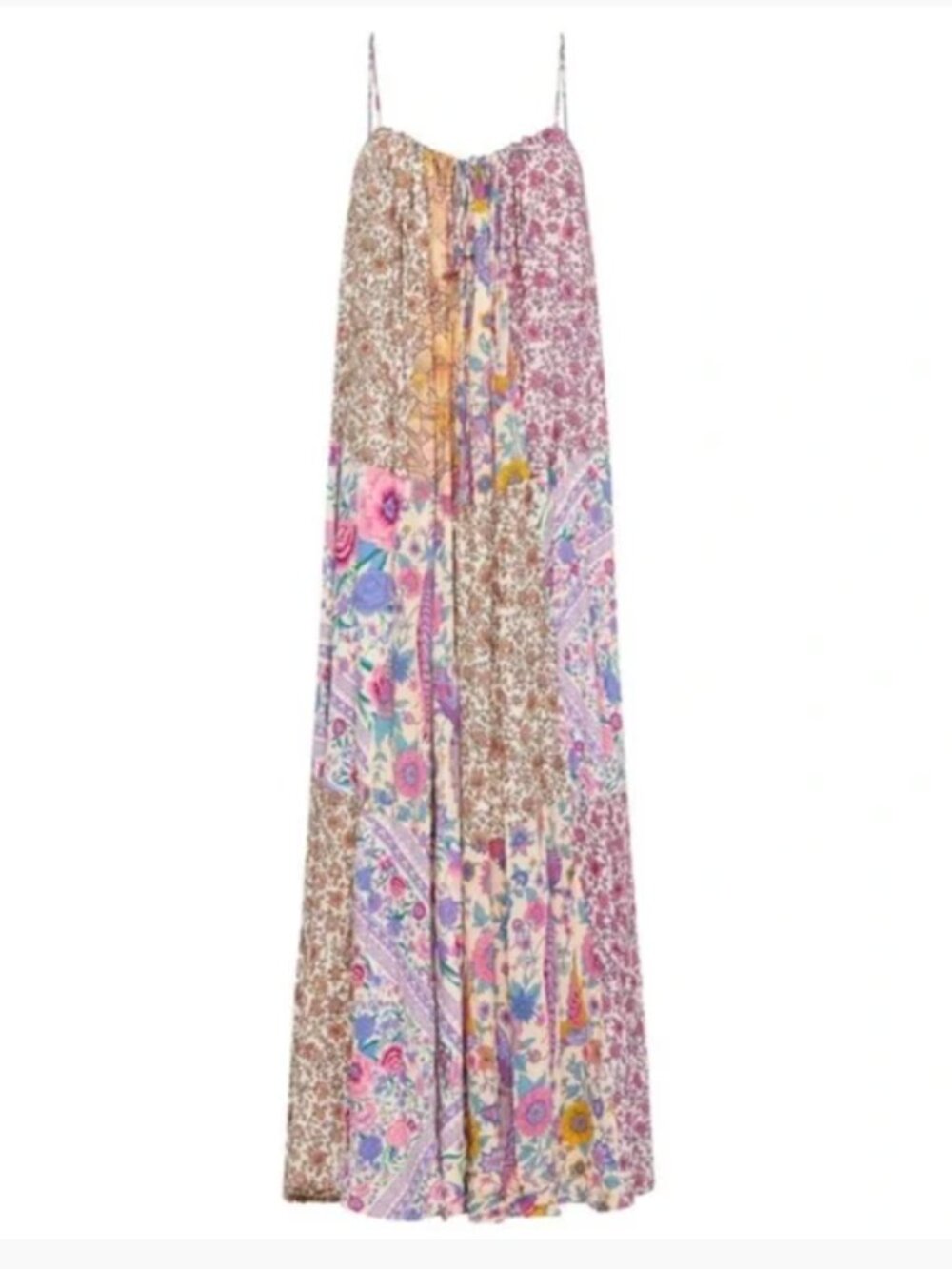 Spell & The Gypsy Renew Patchwork Strappy Maxi Dress | Medium | NWOT | Rare - Picture 9 of 12